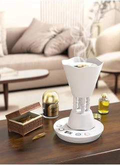 Al Saif Electric Chala Incense Burner, Three Different Programs, Ceramic Heating Base, Cool Handle, White, Electric 350W  - Image 5