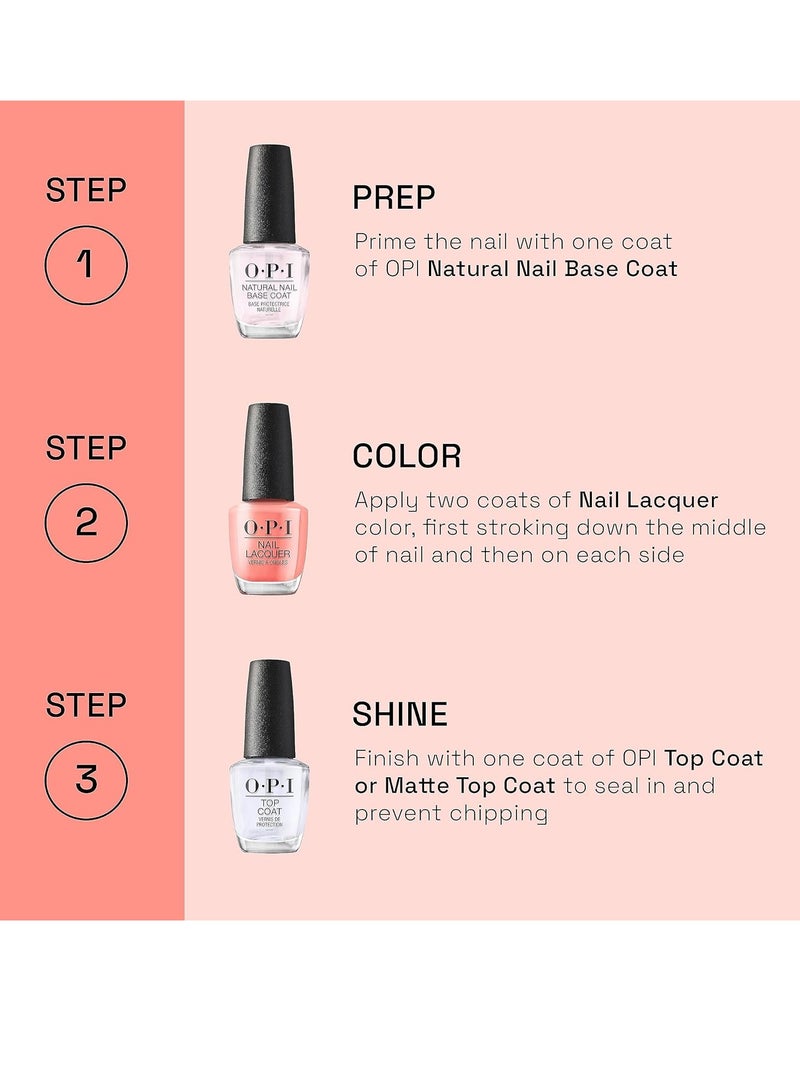 OPI O.P.I Nail Lacquer 15 ml nail polish Long Lasting Chip Resistant - Image 4