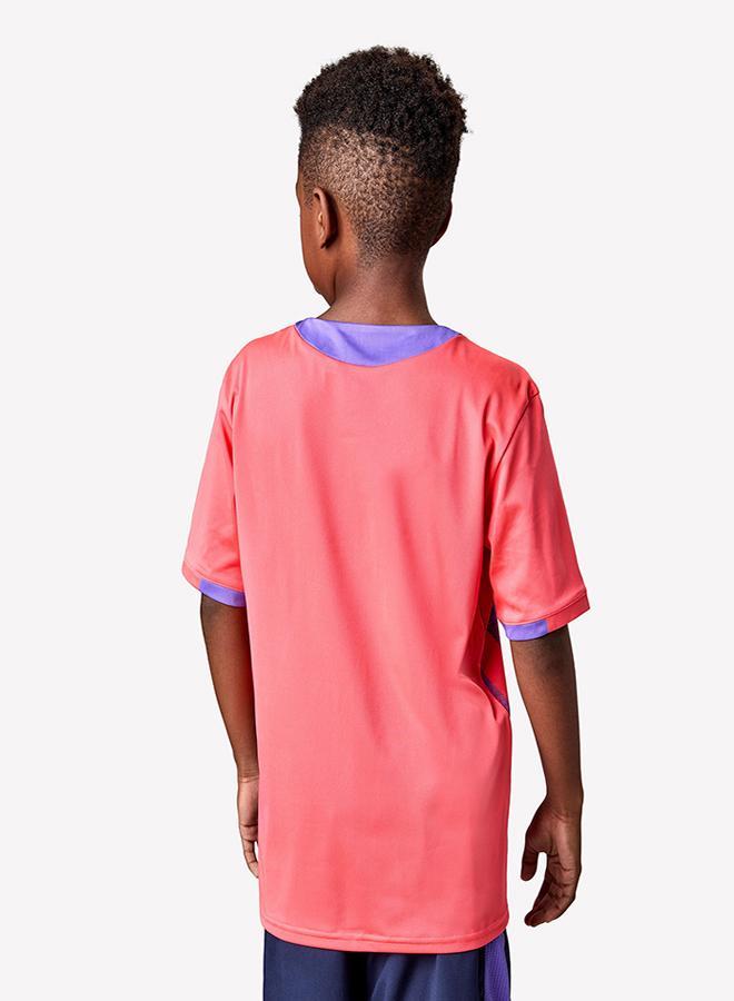 DECATHLON Kids' Short-Sleeved Football Shirt Viralto Roarrr Mandrill Stripey - Image 3