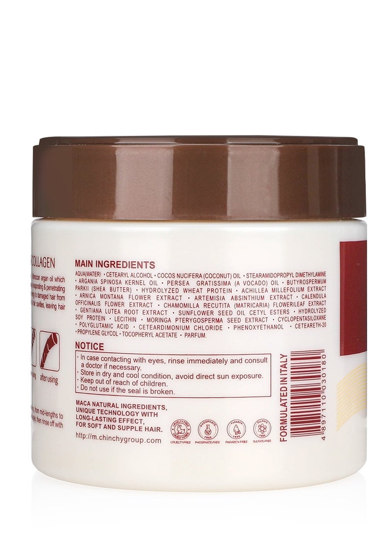 Karseell Karseell Collagen Hair Treatment Deep Repair Conditioning Argan Oil Collagen Hair Mask Essence for Dry Damaged Hair All Hair Types 16.90 oz 500ml  - Image 2