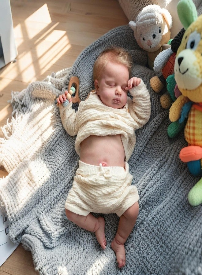 iCradle Reborn Realistic Newborn Baby Dolls, 20 inch Silicone Real Toddler Vinyl Sleeping Boy with Blonde Hair Washable Lifelike Xmas Birthday Gift for Kids Age 3+ - Image 3