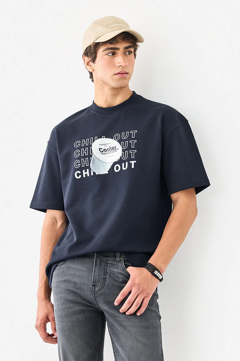 سنيتش Oversized Graphic T-Shirt