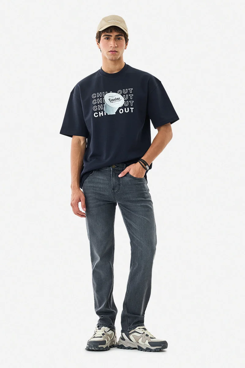 سنيتش Oversized Graphic T-Shirt