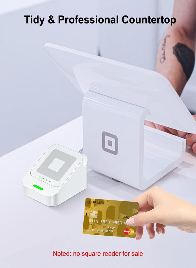 VASTHOME Square Dock Compatible with Square Card Reader 2nd Gen-Upgraded Detachable USB-C Port on The Back, Holder Stand for Square Reader and POS System (for Square Card Reader Stand - 2nd Gen Only) - Image 3