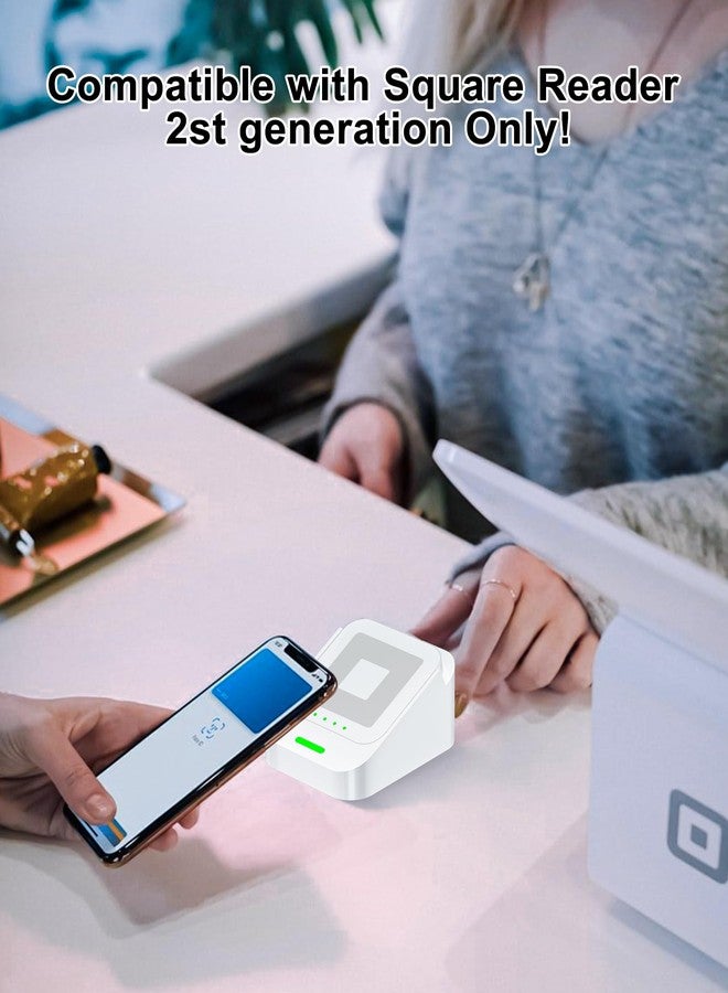 VASTHOME Square Dock Compatible with Square Card Reader 2nd Gen-Upgraded Detachable USB-C Port on The Back, Holder Stand for Square Reader and POS System (for Square Card Reader Stand - 2nd Gen Only) - Image 5