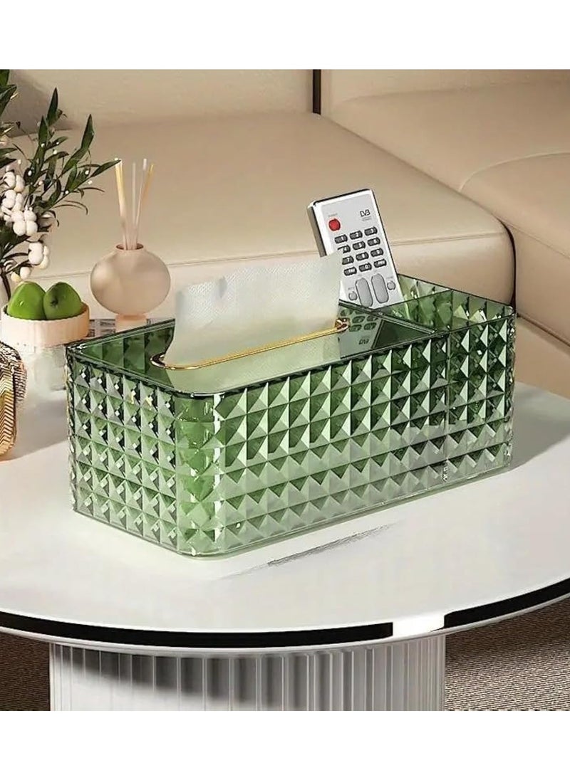 QSHOP - QSHOP® Tissue Box Tissue Holder Paper Towel Dispenser for Office Home Restaurant Cafe Hotel Hospital Tissue Storage Case - Image 1