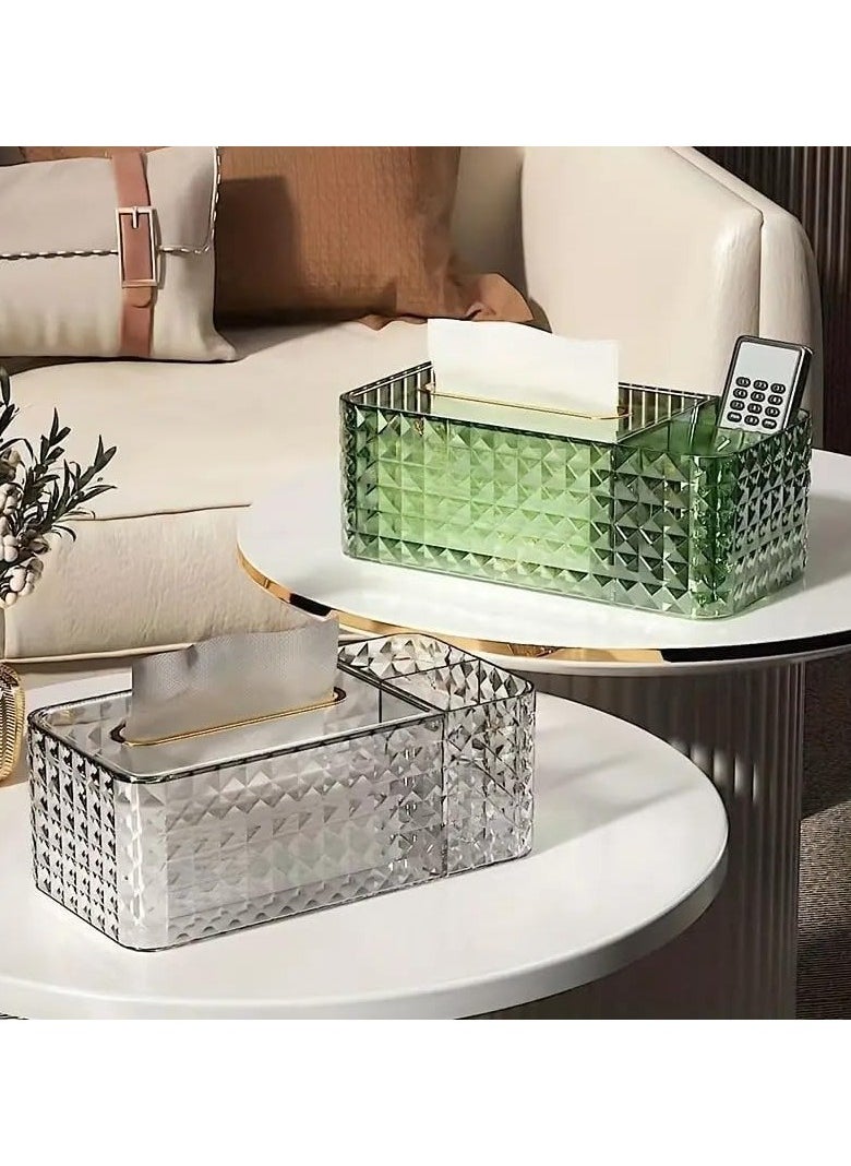 QSHOP - QSHOP® Tissue Box Tissue Holder Paper Towel Dispenser for Office Home Restaurant Cafe Hotel Hospital Tissue Storage Case - Image 1