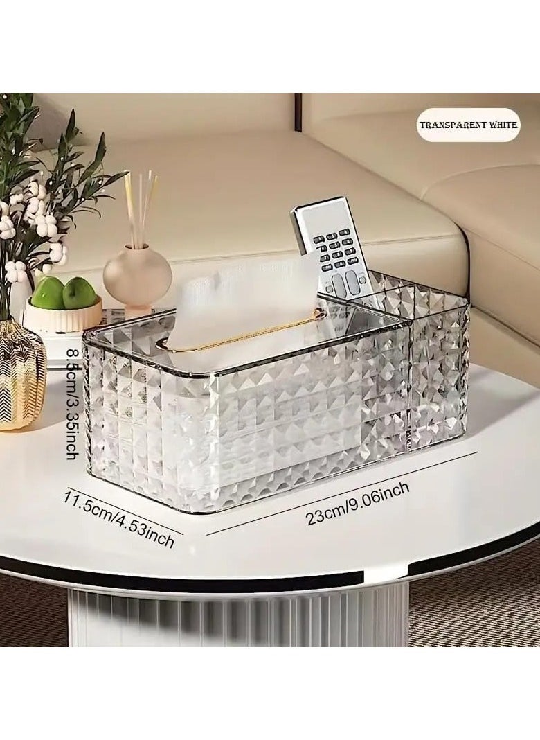 QSHOP - QSHOP® Tissue Box Tissue Holder Paper Towel Dispenser for Office Home Restaurant Cafe Hotel Hospital Tissue Storage Case - Image 1