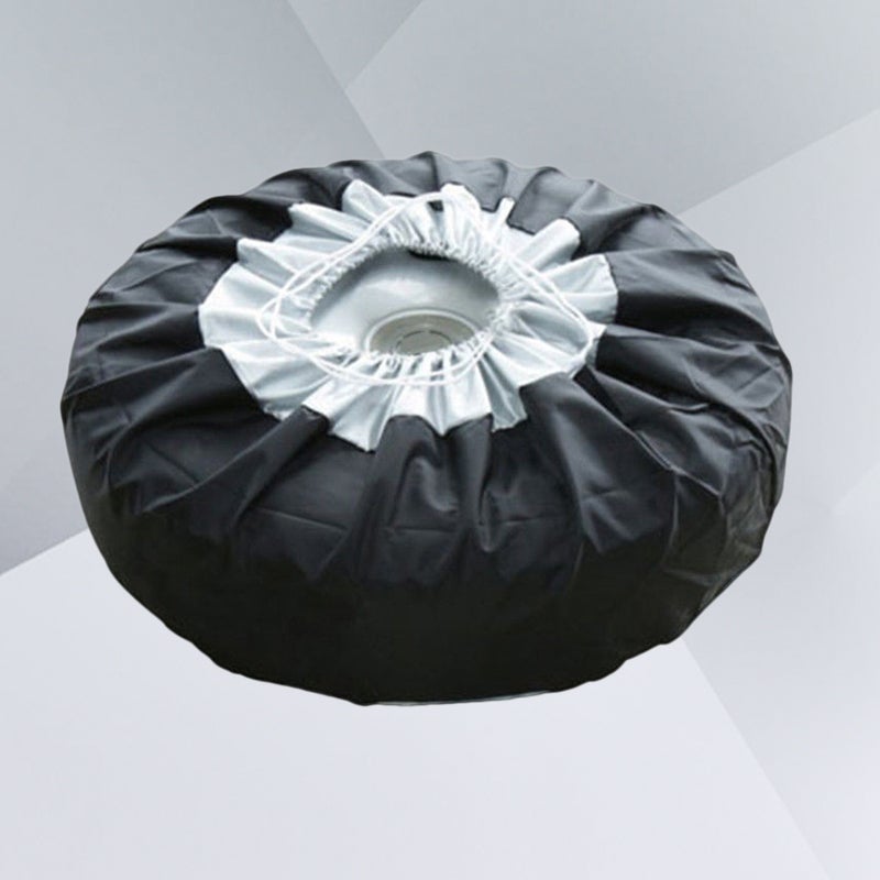 2pcs Car Tire Covers Oxford Cloth Wheel Tire Covers Protector for 65cm Tire - Image 1