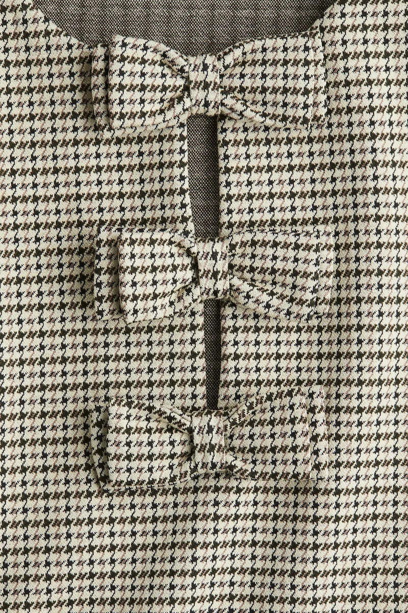 H&M MAMA Bow-detail shift dress