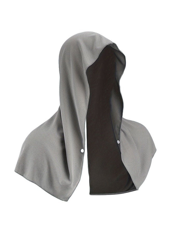 Cold Sense Sun Protection Hooded Shawl Microfibre - Image 1