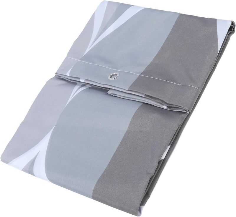Shower Curtain Liner, Fabric Bath Curtain with Rust Grommets, Thickened Polyester Material for Hotel Bathroom, Machine Washable Shower Curtain Set Includes 12 (70.9 X 70.9in) - Image 2