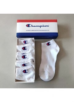 Champion 5-Pack Socks (White) 