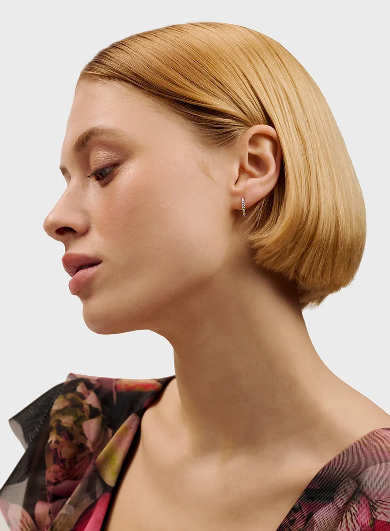 Ted Baker Crystal Detail Hoop Earrings