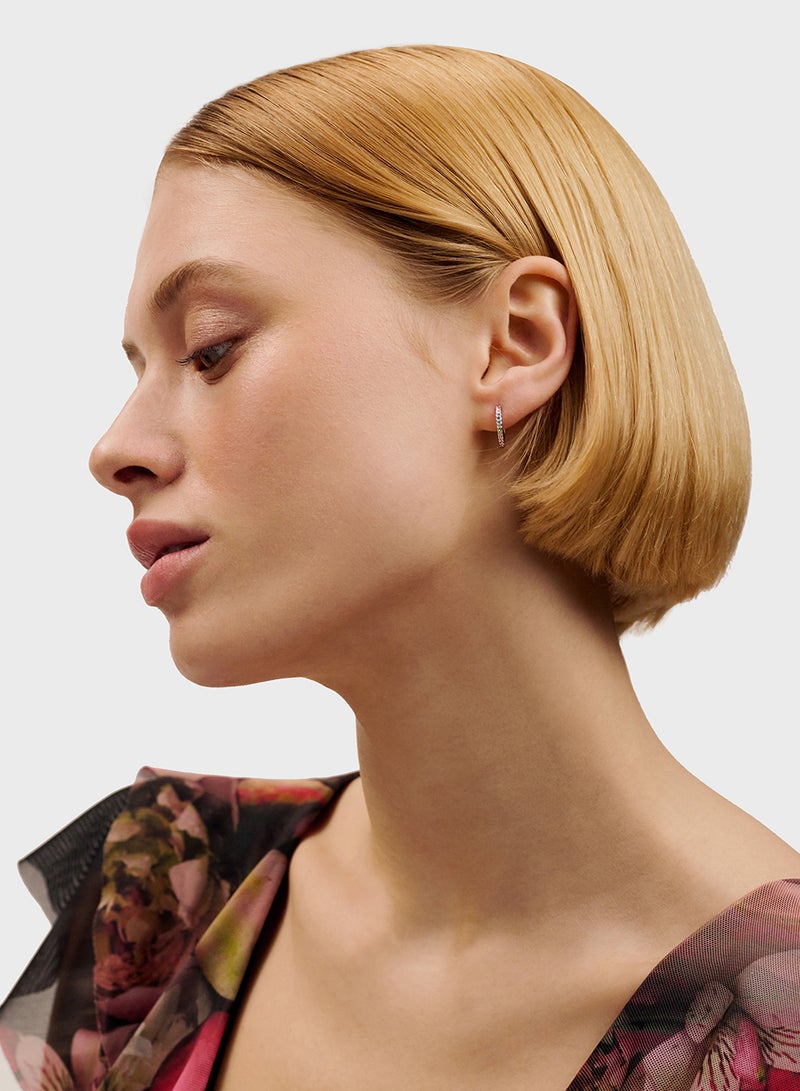 Ted Baker Crystal Detail Hoop Earrings  - Image 5