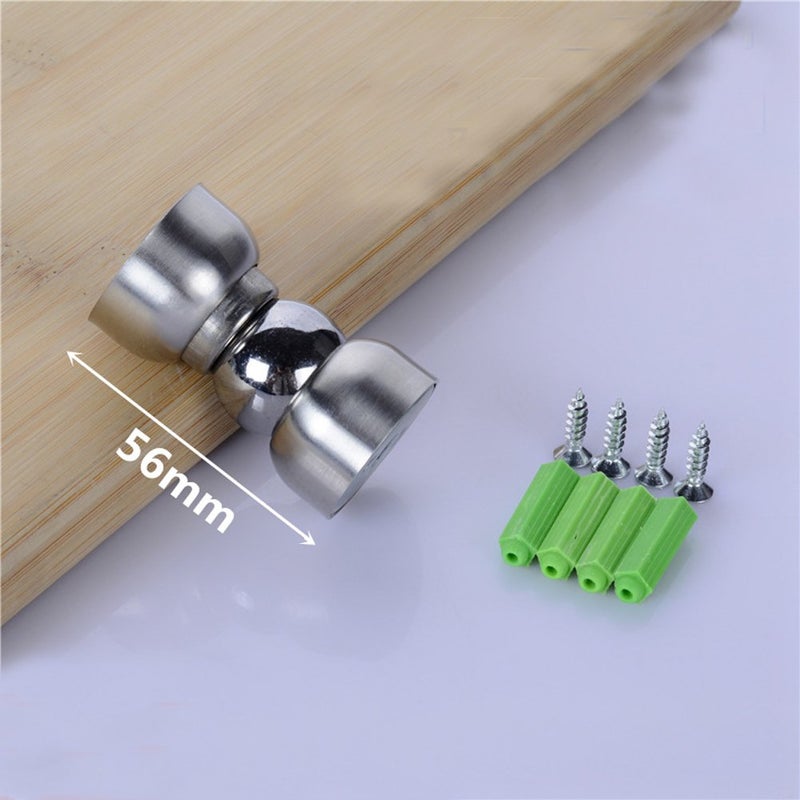 Cucumis Mini Powerful Magnetic Doorstop,Cucumis 2 Pcs Stainless Steel Door Magnetic Door Stopper Heavy Duty Magnetism Door Holder for Bedroom Bathroom Kitchen Home Office - Image 3