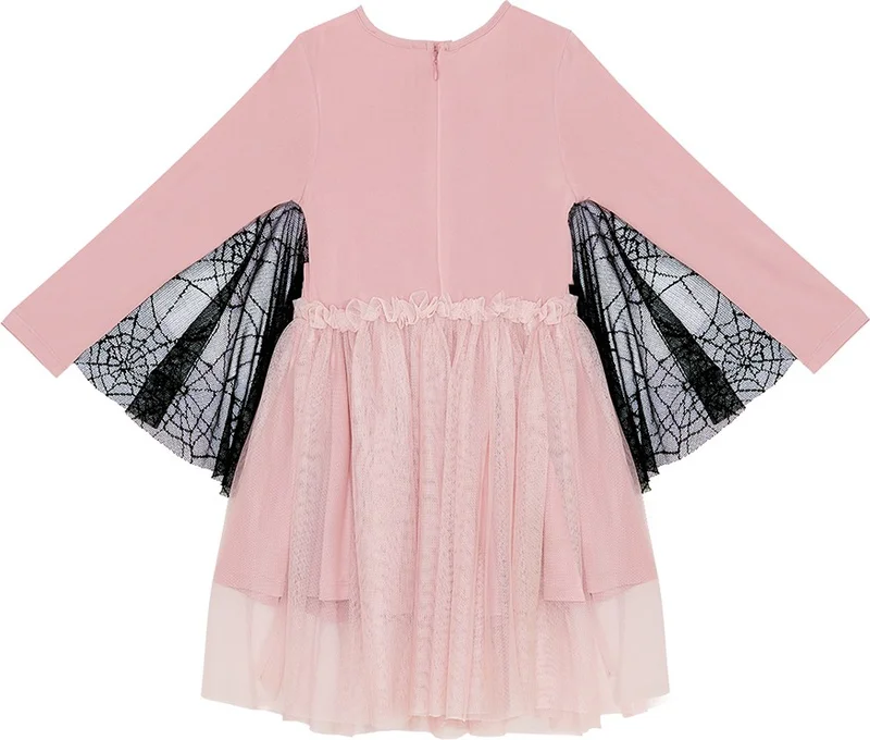Denokids Spiderweb Tulle Dress