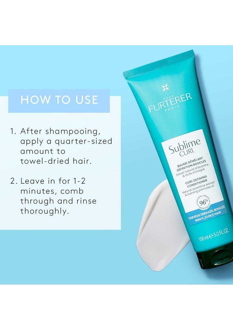 Rene Furterer Rene Furterer SUBLIME CURL Curl Activating Conditioner - For Curly, Wavy Hair - Frizz Control - 5 Fl Oz  - Image 5