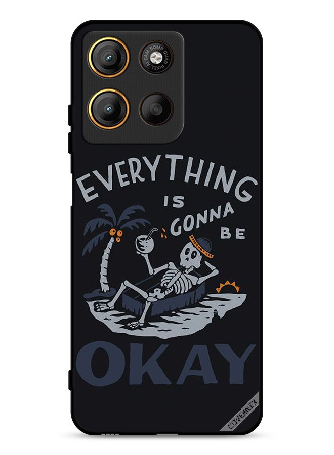 Covernex Motorola Moto G15 Protective Case Cover Everything Is Gonna Be Ok