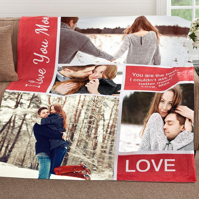 Global standard quality Custom Thick Blankets and Throws Personalized Picture Blanket STYLETiFY Single Sided Photo Collages Customized Printing Flannel Blanket as Xmas Gift for Mom,Kids,Dogs or Pet(2 Photos Collage, 50"x80") Condition adaptive build In-Kingdom stored commodity Odor resistant High strength upgraded material Protective coating Cross product compatible Seasonal & permanent compatible Trendy versatile build Demand-based stock planning Intra-city fast distribution KSA local stock Advanced minimal build Multi-use detailed build Economical varied sizing picks Upgraded quality Balanced weight All season compatible build Integrated warehouse solution Upgraded classic design Market multi-use trusted quality KSA standard compatible design Ready order processing Transparent body Growing order stock support - Image 2