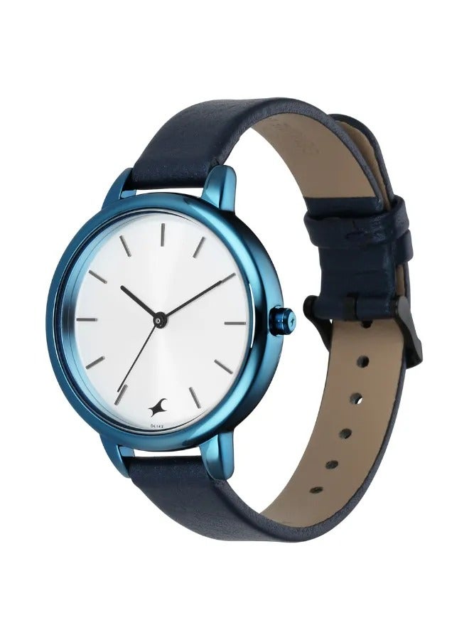 fastrack Women's Analog Round Shape Leather Wrist Watch - 6234QL01 - 40.5 Mm - Image 3