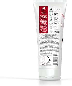 dr.organic Dr Organic Rose Otto Lotion Moisturising Mature Skin Mens Womens Natural Vegan CrueltyFree Paraben SLSFree Recycled Recyclable Organic 200ml Packaging may vary - Image 2