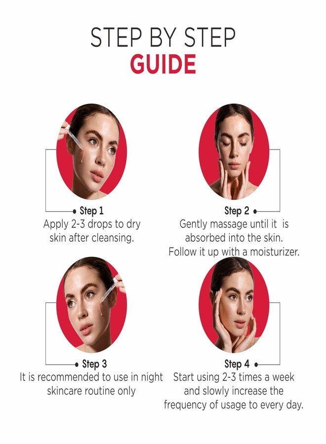 Oshea PhytoDERMA Face Serum for Men & Women 30 ml | 0.2% Retinol & 1% Peptide | Reduce Fine Lines, Wrinkles & Anti Aging | Infused with Pomegranate Extract - Image 5