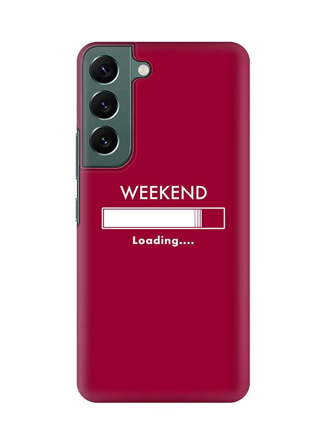 Stylizedd Case for Samsung Galaxy S22 5G Slim Snap Classic Series Shield Matte Finish Print - Weekend loading - Image 1