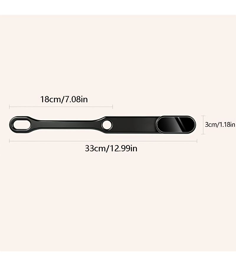 Black Car Seat Belt Guides For Easy Pulling And Safe Driving - Image 2