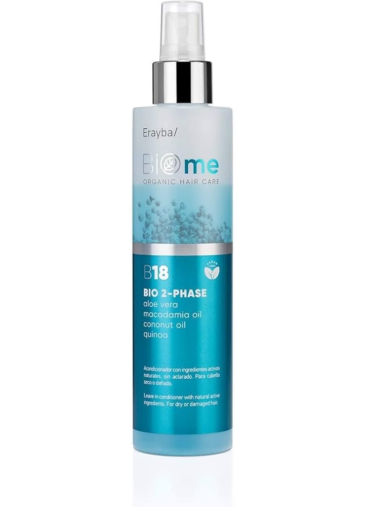 Smoothing serum for all hair types, no need to rinse, 200 ml, made in Spain