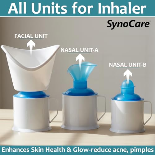 Synocare 3 in 1 Steamer for Cold & Cough | Sauna Steamer & Vaporizer for Skin & Face Steam, Steam Inhaler & Vaporizer Machine | Facial Steamer for Cough, Congestion & Sinus Relief for Adult & Kids - Image 4