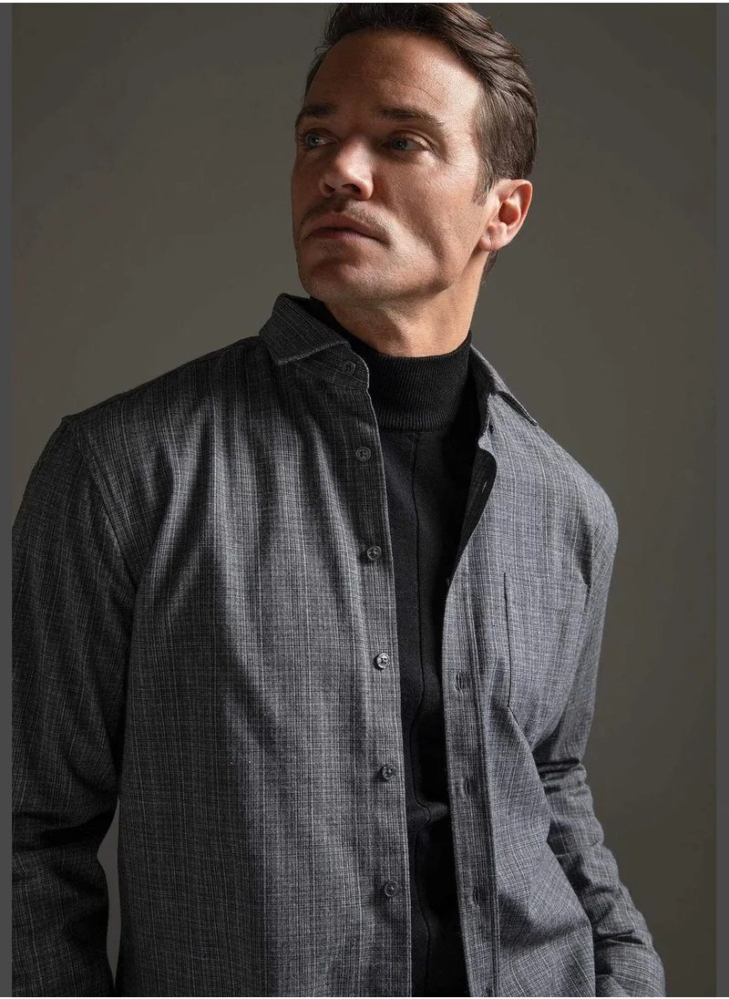 DeFacto Long Sleeve Buttoned Shirt