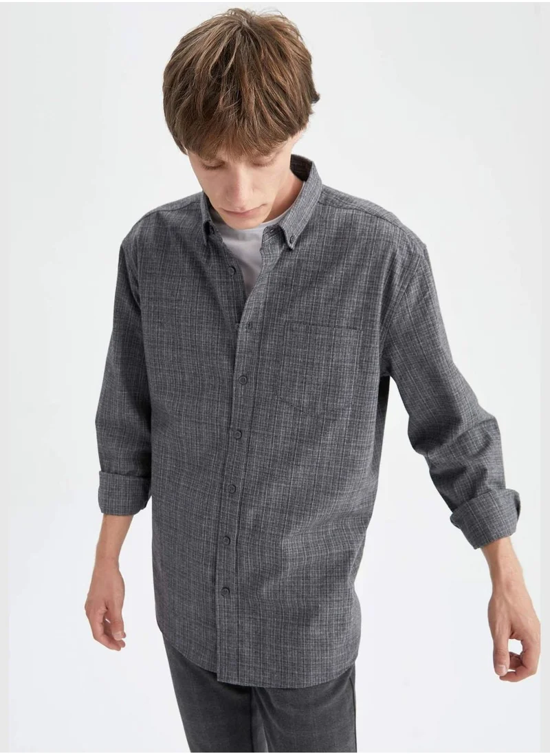 DeFacto Long Sleeve Buttoned Shirt