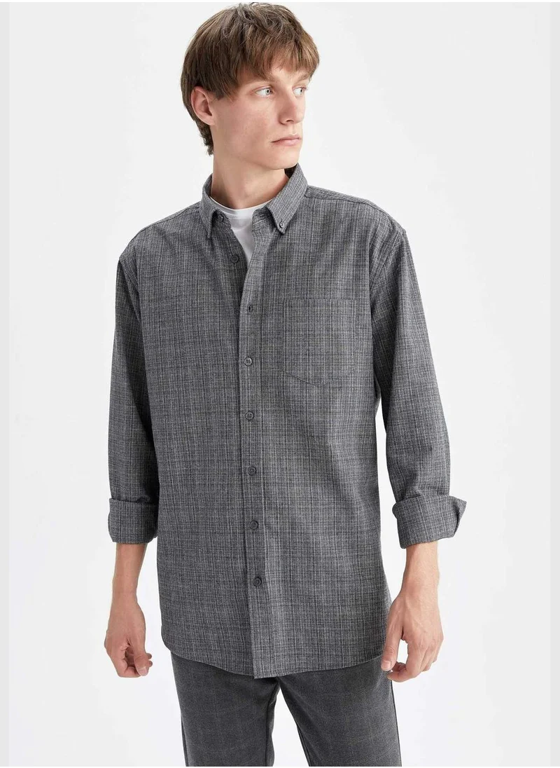 DeFacto Long Sleeve Buttoned Shirt