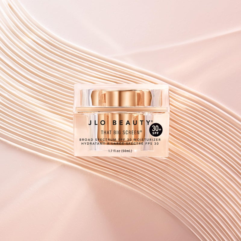 JLO BEAUTY Broad Spectrum SPF 30 Face Moisturizer, Lightweight Sunscreen to Wear Under Make Up, Daily Hydrating Face Lotion for Women With Hyaluronic Acid & Antioxidants, That Big Screen, 1.7 FL Oz - Image 4