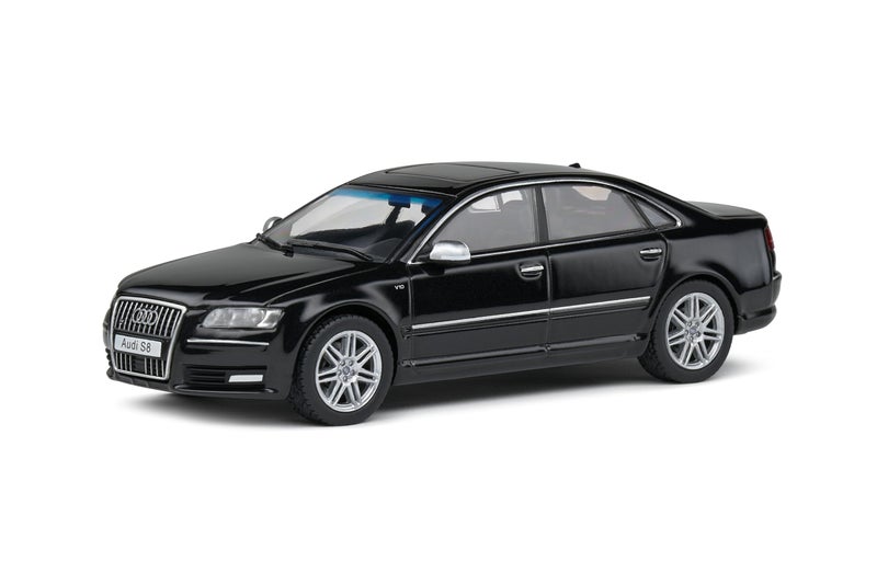 Solido 143 Scale Diecast Audi S8 D3 Black 2010 Model S4313301 - Image 2