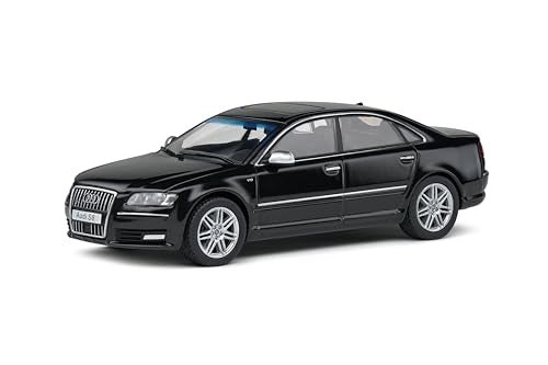 Solido 143 Scale Diecast Audi S8 D3 Black 2010 Model S4313301 - Image 1