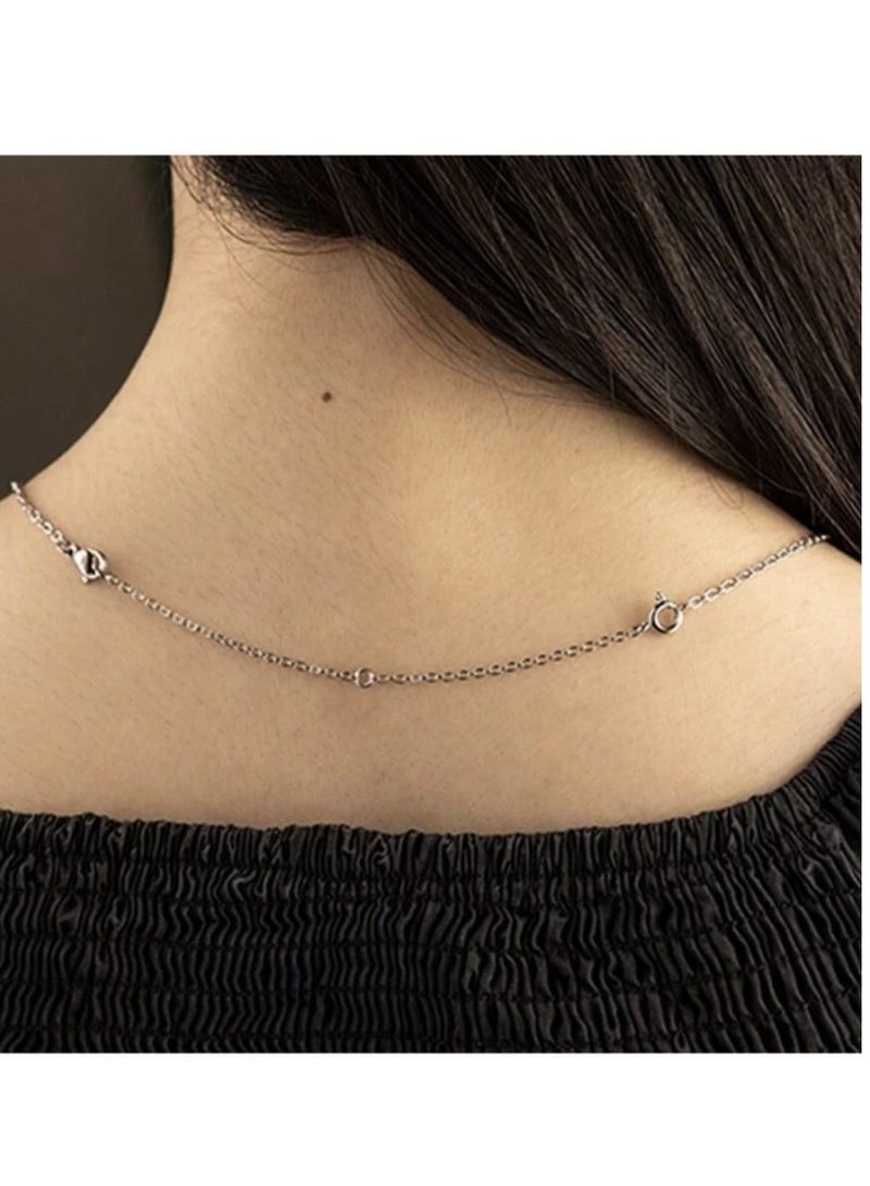 3pcs Silver Extension Chains Stainless Steel Extension Chain for Bracelet Necklace Anklet - Image 3