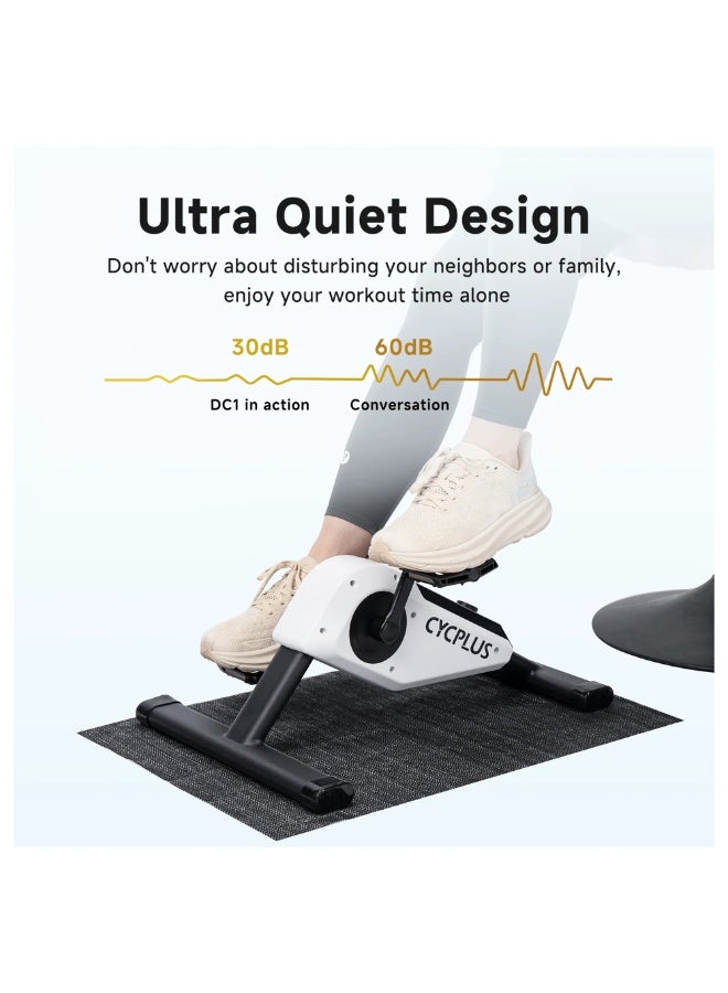 CYCPLUS DC1 Self-Powered Pedal Exerciser – Under-Desk Mini Exercise Bike, 160W Max Power, 10 Resistance Levels, Joint-Friendly, Quiet Cycling Trainer with App Data Tracking & 3-Year Warranty - Image 5