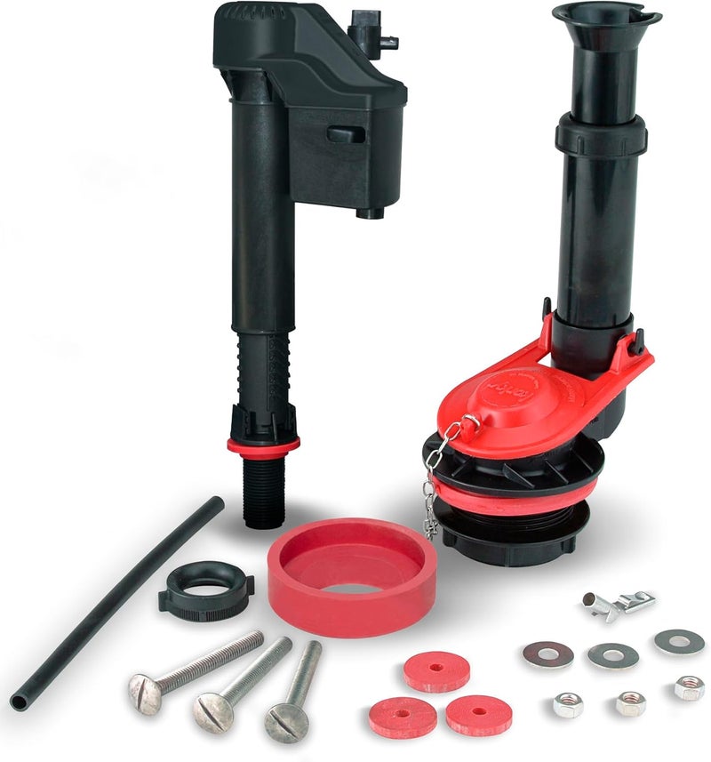Korky Korky 4010XP 2X LongLife Standard 2inch Complete Toilet Repair Kit Black - Image 2