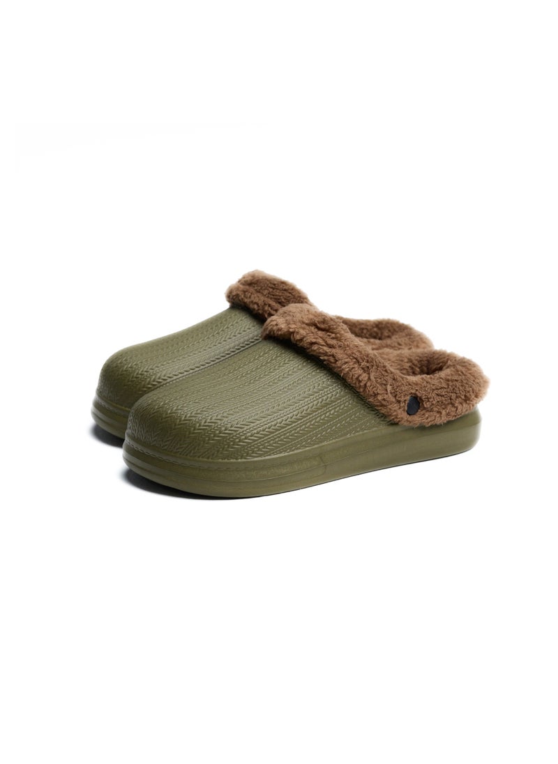 Onda Onda Sabo 2 Fur-lined slipper for Unisex kids - Khaki  - Image 1