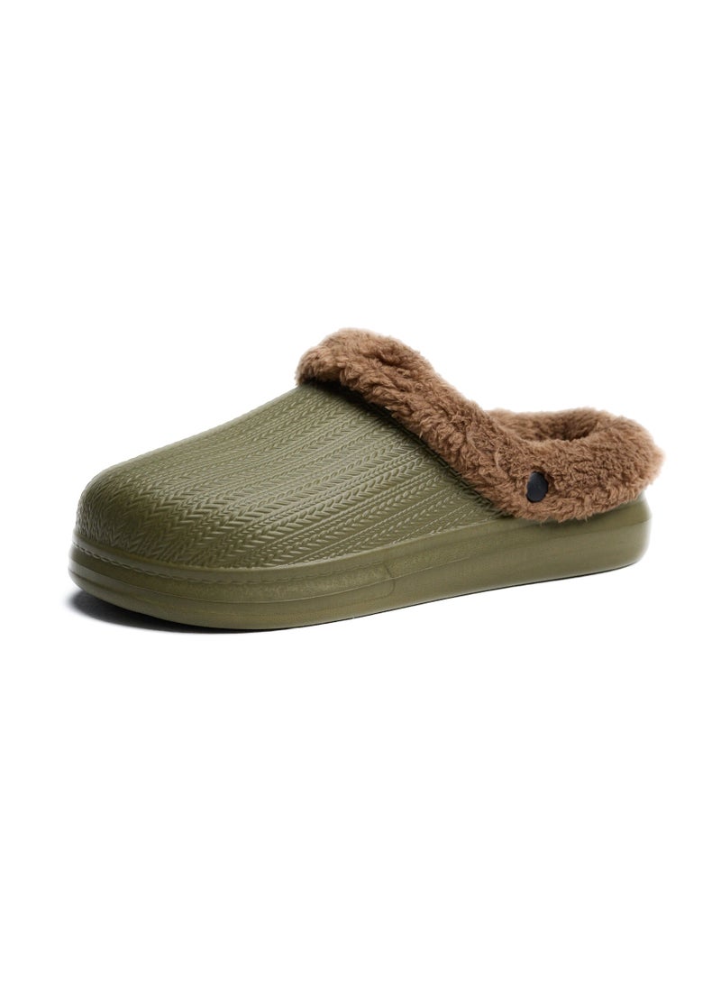 Onda Onda Sabo 2 Fur-lined slipper for Unisex kids - Khaki  - Image 4