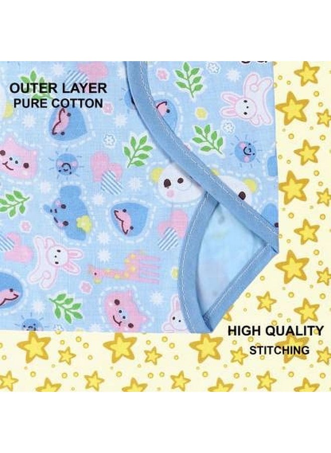 Mothers Choice Reusable Inside Plastic Outside Cotton Nappies/Waterproof U Shape Nappies With Belt For Insert/Cloth Diaper Or Langot With Strap Closure (Pack 3-Newborn),Kid,Pack Of 116  - Image 5