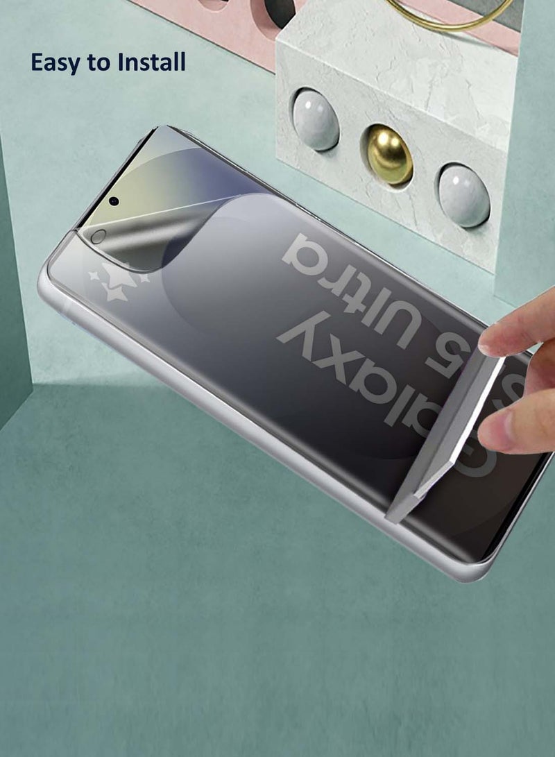 Yesido Samsung Galaxy S25 Ultra 2025 Yesido Premium Hydrogel Anti Spy / Anti Privacy Film Thin and Flexible Screen Protector - Clear - Image 4