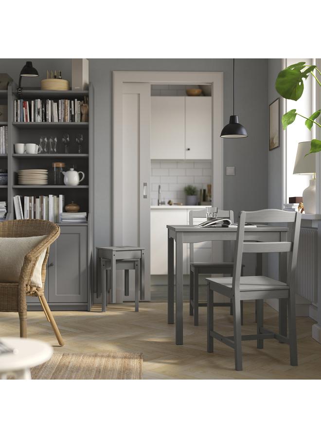 Zaboon Table, Grey/Birch Veneer, 74X74 Cm - Image 2