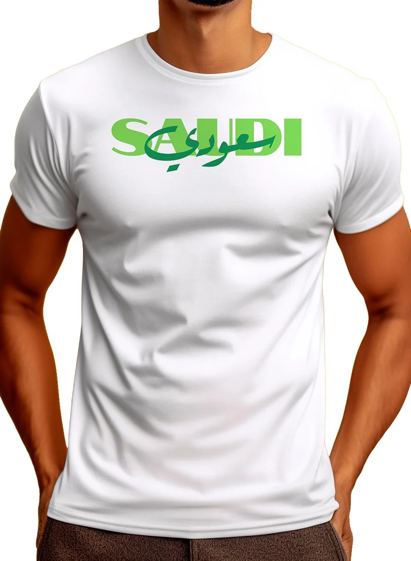 Lowha Cotton T-Shirt for Saudi National Day, Founding Day, Everyday Saudi Pride Wear for Women & Men