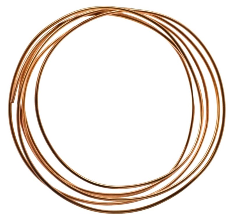 Glopro 5Mtr Enameled Copper Wire for Electrical Winding Science Projects Craft Jewelry Making 15 Gauge 183mm