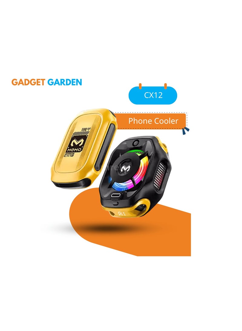 Memo MEMO CX12 Magnetic Mobile Cooler Mobile Phone Radiator Phone Cooling Fan  - Image 2