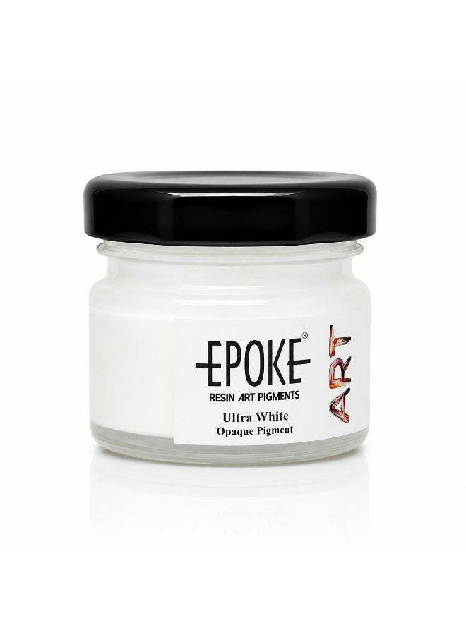 EPOKE Resin Pigment Ultrawhite (Opaque) - Mini Pigment Paste -25g For Resin Art - Image 1
