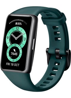 PROMASS Band 6, All-Day Spo2 Monitoring, 1.47" Fullview Display, 2-Week Battery Life, Fast Charging, Heart Rate Monitoring, Sleep Tracking, 96 Workout Modes, Message Reminder - Forest Green  - Image 1